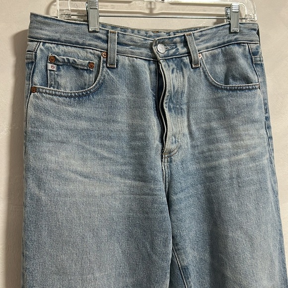 AG Alexxis high rise vintage straight jean size 29 light wash long baggy relaxed - Picture 3 of 13